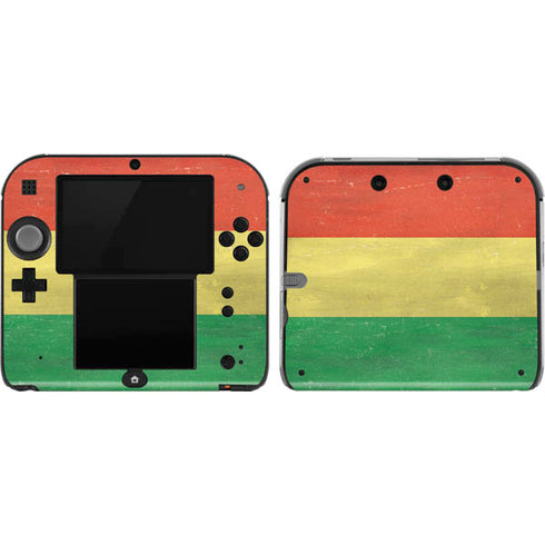 Bolivia Flag Distressed Nintendo 2DS Skin